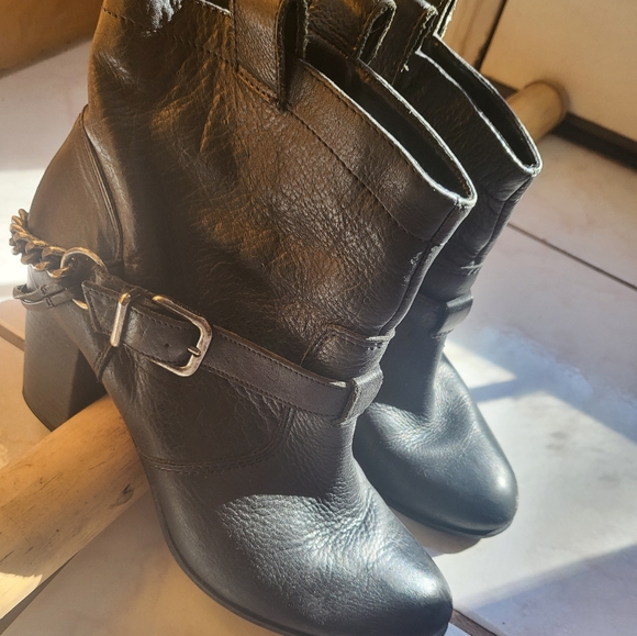 Shutz Black Booties Sz 10 - Picture 2 of 15